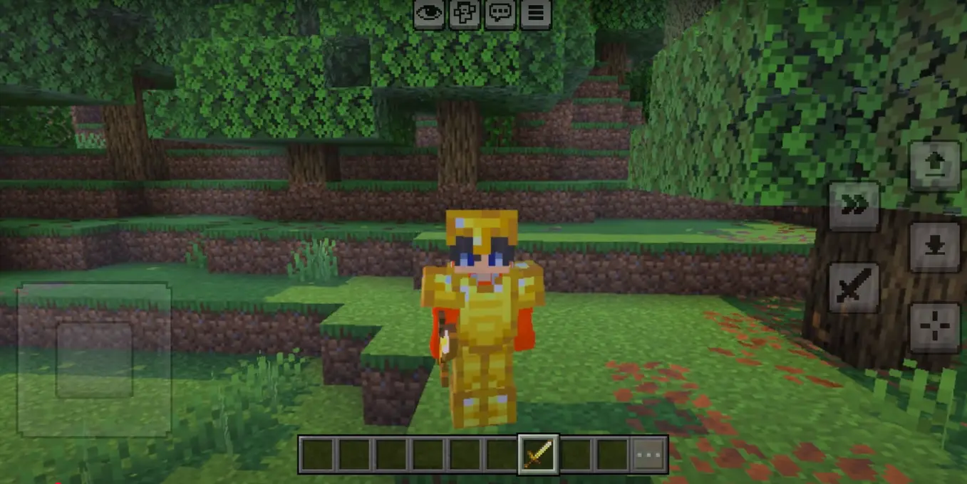Minecraft APK latest version gameplay screenshot