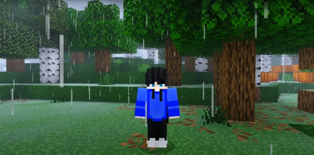 Minecraft APK high quality graphics screenshot