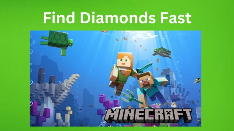 How to Find Diamonds Fast in Minecraft