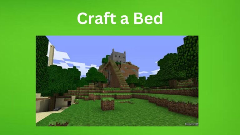 How to Craft a Bed in Minecraft Easily
