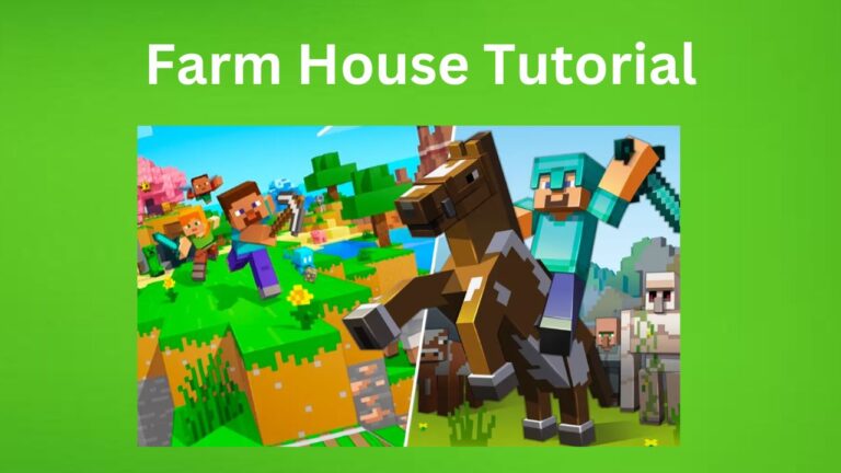Minecraft Farm House Tutorial (Step-by-Step Guide)