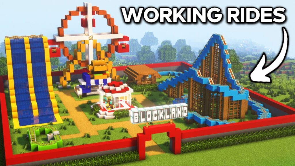 How to Build Theme Park in Minecraft